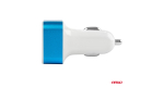 Ładowarka AMIO 2xUSB + tester napięcia akumulatora TEST-04